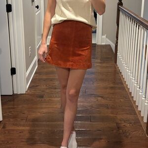 Blank NYC suede skirt